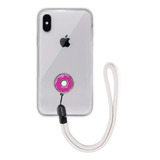 Soporte Anillo Grip Para Telefono Celular - Blanca/dona