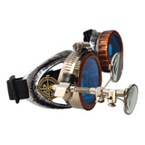 Funky Steampunk Óculos Adereços Fantasia Gótica Azul