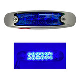 Plafon De 12 Leds Tipo Perter Azul Fijo/estrobo 12/24v 10pzs