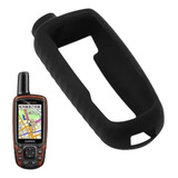 Capa  De Silicone + Pelicula Para Gps Garmin Linha 62, 64,66