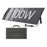 Egretech Panel Solar Portatil De 100 W, Kit De Paneles Solar