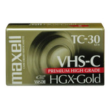 Tc-30 Vhs-c Maxell Video Cassette Vhs Compacto