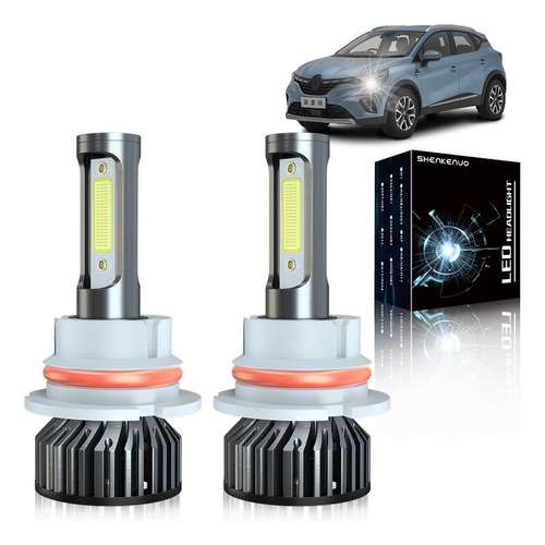 Faros Led 9007 24000lm 6000k 120w Luz Alta Y Baja Canbus