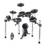 Bateria Eletrônica Alesis Command Mesh Kit 8 Peças Peles Usb Cor Preto