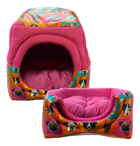 Cama Caminha Para Pet Casinha Toca Túnel Cachorro Gato Tamgg