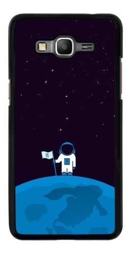 Funda Para Samsung Galaxy Astronauta Luna Azul Espacio