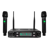 Microfone Sem Fio Wireless Profissional Tomate Mt-2302 Uhf