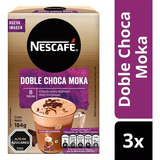 Café Nescafé Doble Choca Moka X3 Cajas