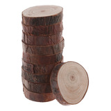 Rebanadas De Madera De Tronco De Pino Natural, Suministros P