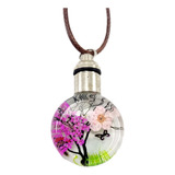 Collar Flores Naturales Mini Bosque Preservado Luminoso 