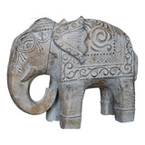 Figura De Elefante Hindú. Poliresina
