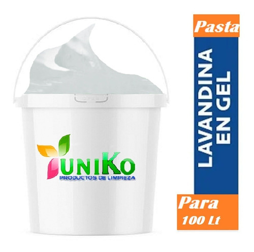 Lavandina En Gel / Pasta Concentrada Para 100 Lt