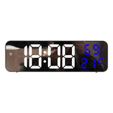 Reloj De Pared Digital Led Con Pantalla Grande De