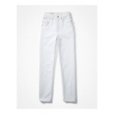 Jeans Highest Waist Straight Holgado Blanco American Eagle