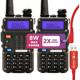 Walkie Talkies Baofeng Uv-5r Mk5 2 Piezas Mirkit