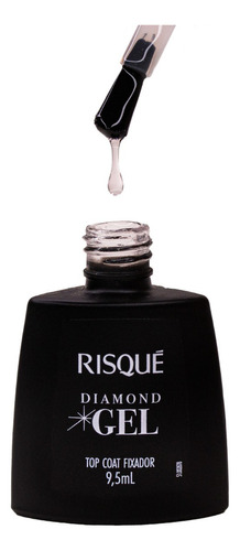 Verniz De Unhas Risqué Diamond Gel Color Top Coat