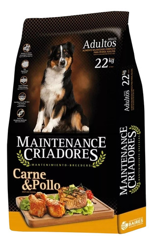 Alimento Maintenance Criadores  Para Perro Adulto Todos Los Tamaños Sabor Carne Y Pollo En Bolsa De 15 kg