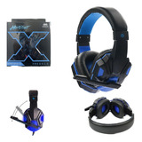 Fone Ouvido Over-ear Optical Gaming Usb 2.0 Super Bass Led