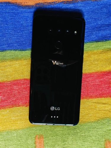 LG V50 Thinq 5g 128 Gb 6 Gb Ram Celular Negro Nfc Hi-fi Dac