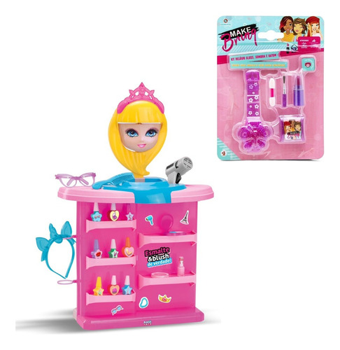 Penteadeira Infantil Menina Princesa Esmalteria + Brinde