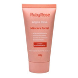Máscara Facial Argila Rosa Skin Care Ruby Rose Hb-404 60g