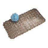 Antideslizante Para Bañera Alfombra Piedras 34x66cm - Ambar