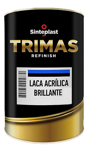 Laca Acrilica Blanco Brillante 1l Trimas Sinteplast Mm