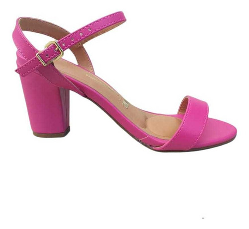 Sandalia  Vizzano Rosa Taco 8 Cm 