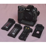 Nikon D300 - Super Cuidada Con Accesorios-grip D500-tcx2- 