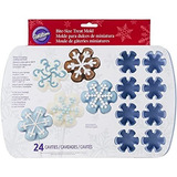 Molde Silicon Minicopos De Nieve Wilton Navideño