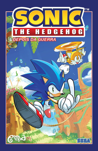 Sonic The Hedgehog  Volume 1: Depois Da Guerra, De Flynn, Ian. Novo Século Editora E Distribuidora Ltda., Capa Mole Em Português, 2021