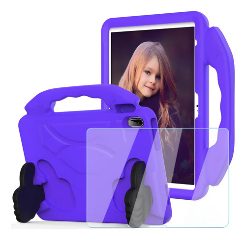 Mica + Funda Goma Ok Para iPad 10th 11th Gen A2696 A3354 | Meses sin interés
