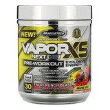 Suplemento En Polvo Muscletech  Performance Series Vaporx5 Next Gen Beta-alanina Sabor Fruit Punch Blast En Pote De 266g