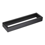 Soporte Para Toallas De Baño, Color Negro Mate Sus 304,