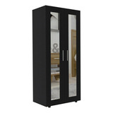 Closet Z 80 X 180 X 48 Rta Wengue Color Negro