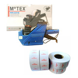 Etiquetadora Motex Mx2316 Y 10 Rollos Etiq Lote Vencimiento