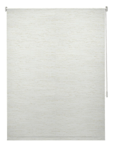 Cortina Enrollable Blackout Beige Lino Ancho 100cm Alto180cm