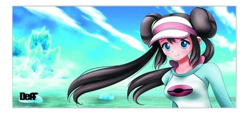 Mousepad Gamer Xl Niña Anime 90x40cm Antideslizante