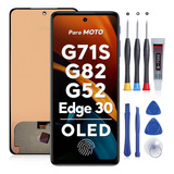 Oled Pantalla Para Motorola G52 G71s G82 Edge 30 Premium