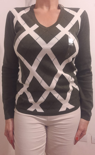 Sweater A Rombos Tommy Hilfiger Original Importado Nuevo 
