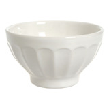 Bowl Ceramica Blanco Ensaladera Cereal Postre Fruta