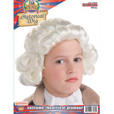 Forum Novelties Colonial Boy Peluca Infantil, Color Blanco