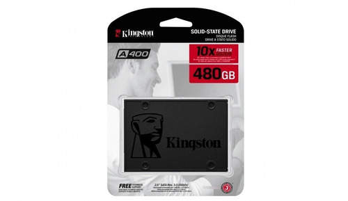 Ssd Disco Solido 480gb Kingston A400 Sata 3 2.5  7mm