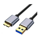 Cable Usb 3.0 De Disco Duro Externo Macho A B Micro De 0.5m