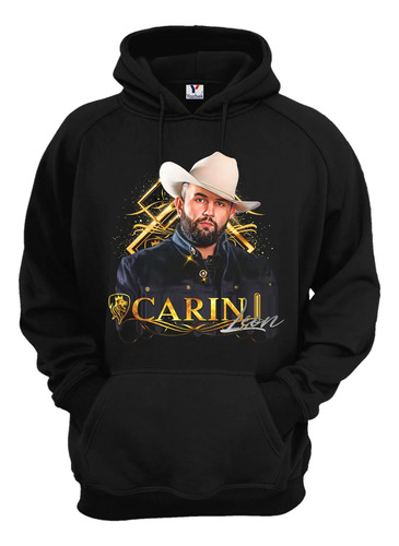 Sudadera Carin León, Unisex Con Capucha Y Cangurera