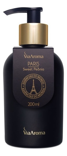  Via Aroma Paris Linha Mundo Sabonete Líquido 200ml