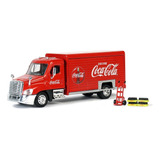 Motorcity 1:50 Camión Refresquero Coca Cola Con Diablito