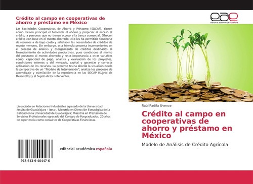 Libro: Crédito Al Campo En Cooperativas De Ahorro Y Préstamo