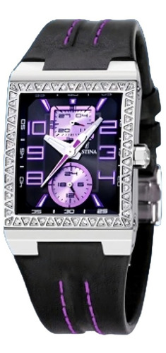 Reloj Festina F16295.3 Para Mujer Cuero Multifuncion