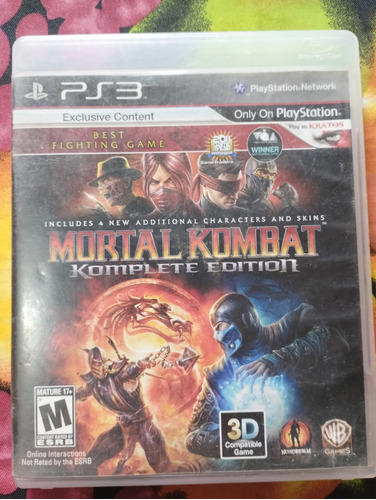 Mortal Kombat Complete Edition Ps3